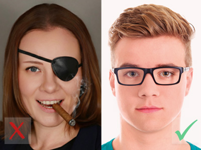 E-Passbild mit QR Code