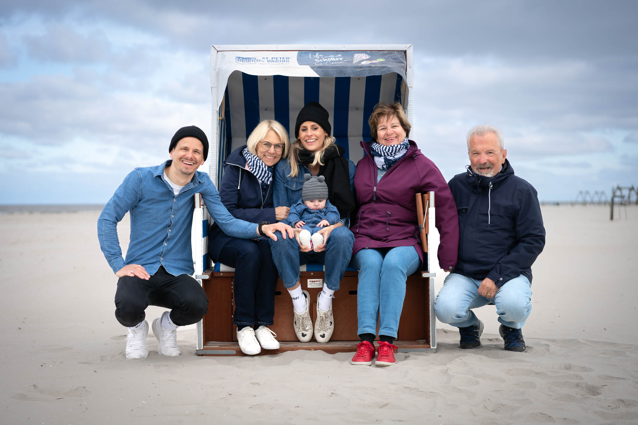 Familienfotos am Strand von St. Peter-Ording