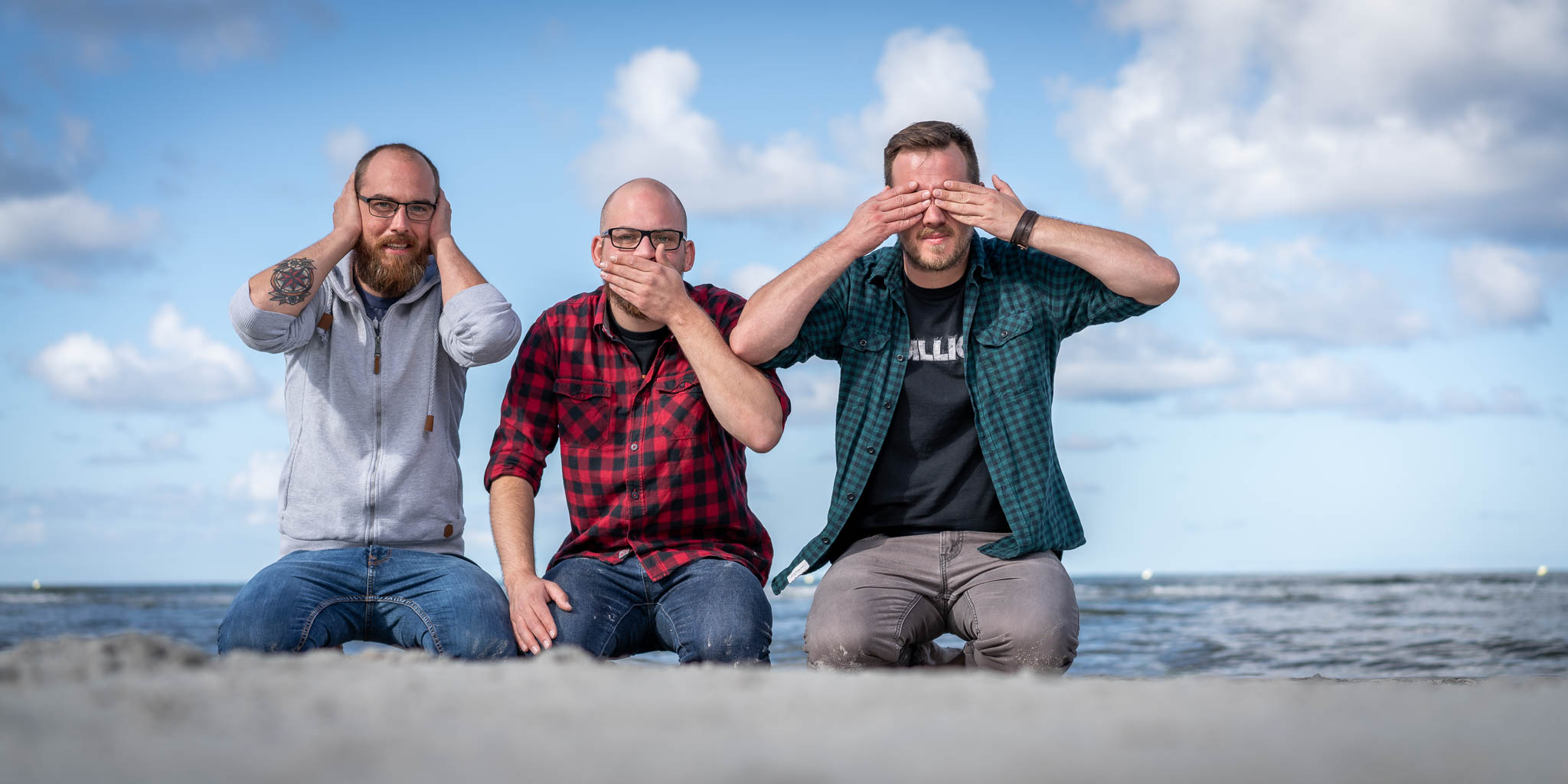 Fotoshooting mit den Jungs