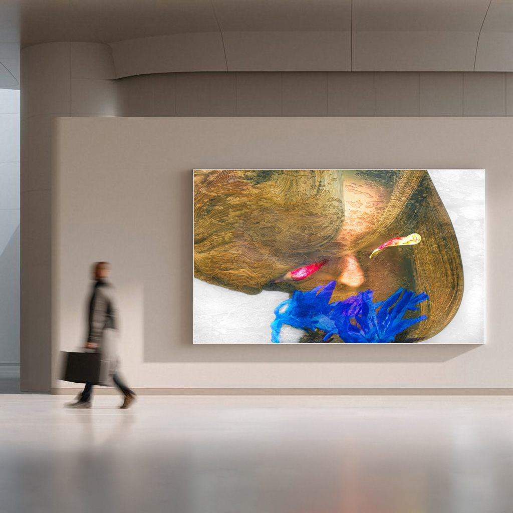 Abstract Floral Portrait Woman | Alexandra Weissgerber