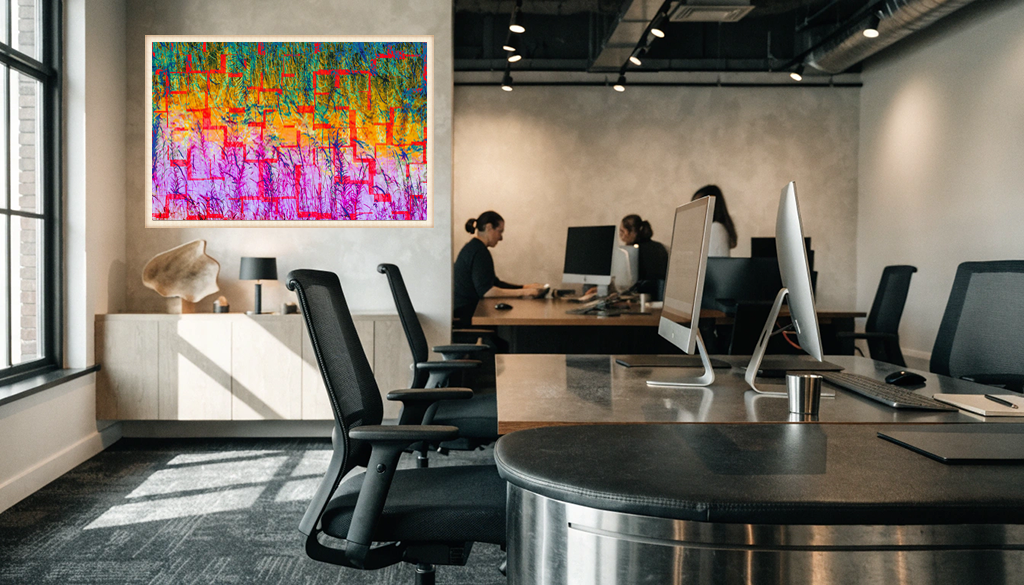 Colorful Imaginative Abstract Piece | Alexandra Weissgerber