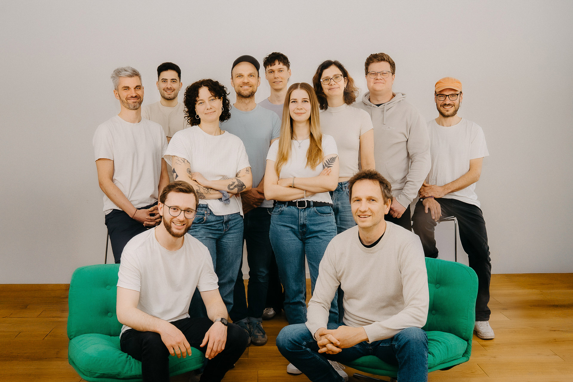 Gruppenfoto des Teams der Pictrs GmbH (2026)